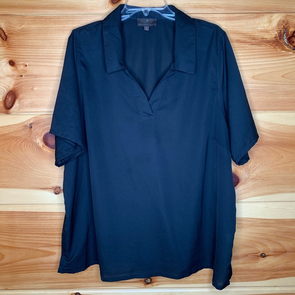 Fenn Wright Manson 2X Black Blouse